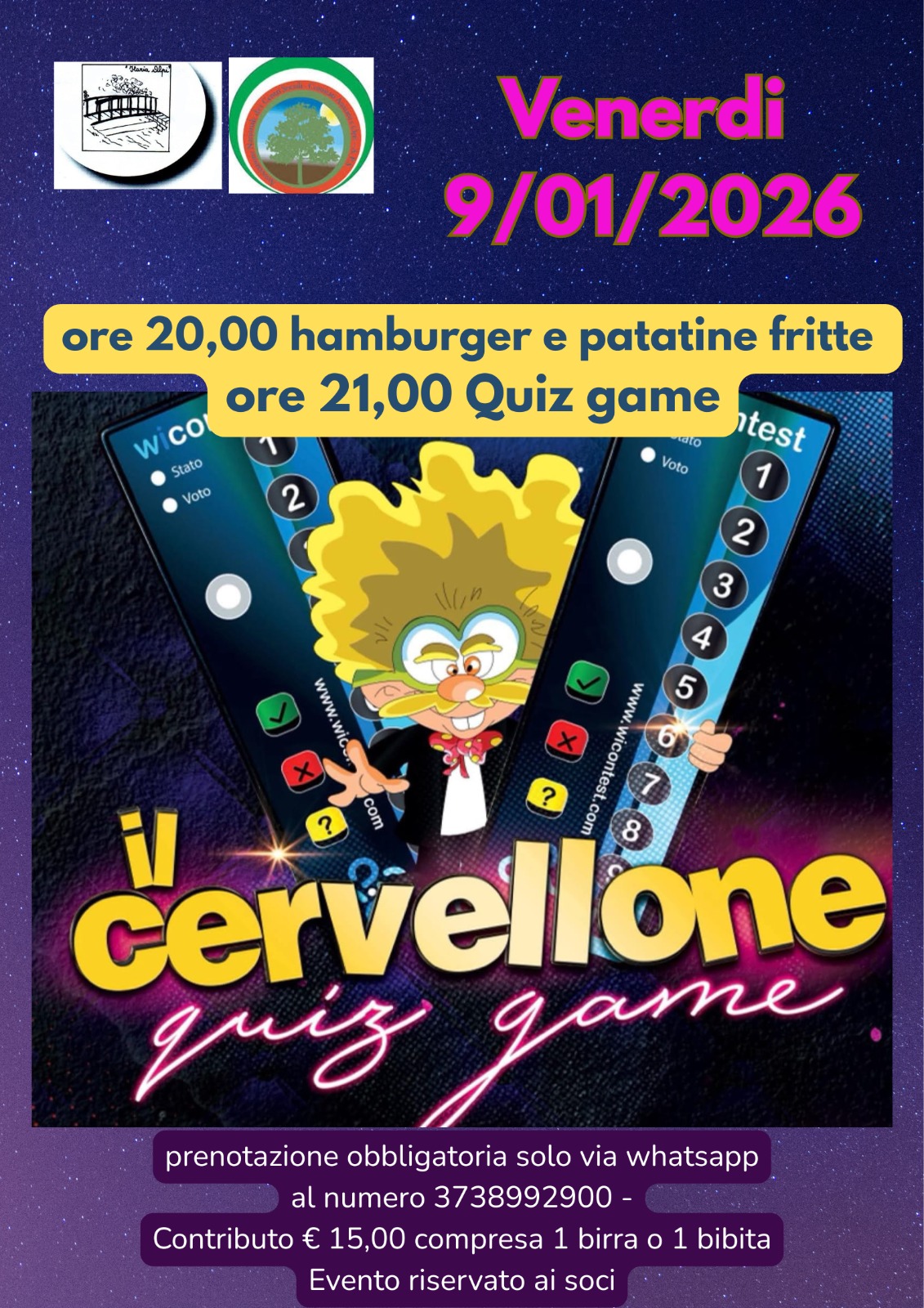 Quiz Game – Il Cervellone al Centro APS Ilaria Alpi